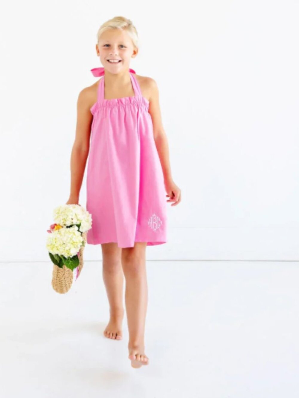 NWT The Beaufort Bonnet Company TBBC Libby Bess Halter Dress Hot Pink Size 12